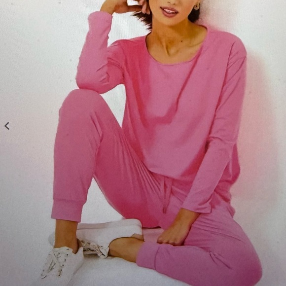 Lilly Pulitzer Roxy Pink Women's LILLABETH Lounge pants,‎ NWOT size M - Picture 1 of 4